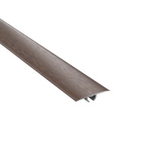 Profil aluminiowy dylatacyjny GoodHome 30 x 930 mm dąb ciemny nr 20