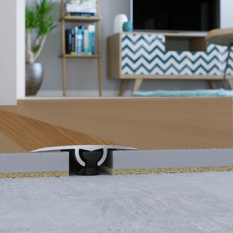 Profil aluminiowy dylatacyjny GoodHome 30 x 930 mm dąb nr 15