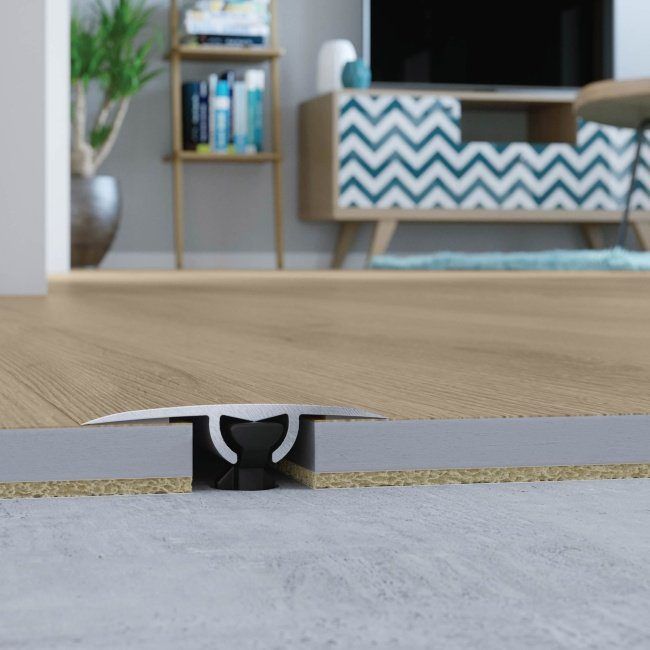 Profil aluminiowy dylatacyjny GoodHome 30 x 930 mm dąb piaskowy nr 07