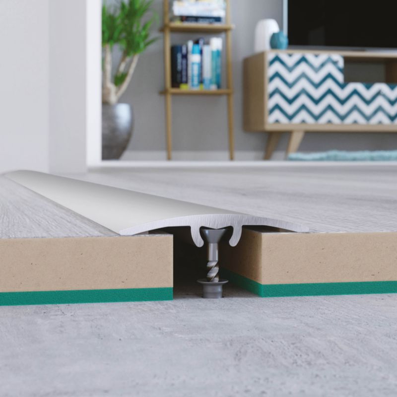 Profil aluminiowy dylatacyjny GoodHome 30 x 930 mm srebrny nr 26