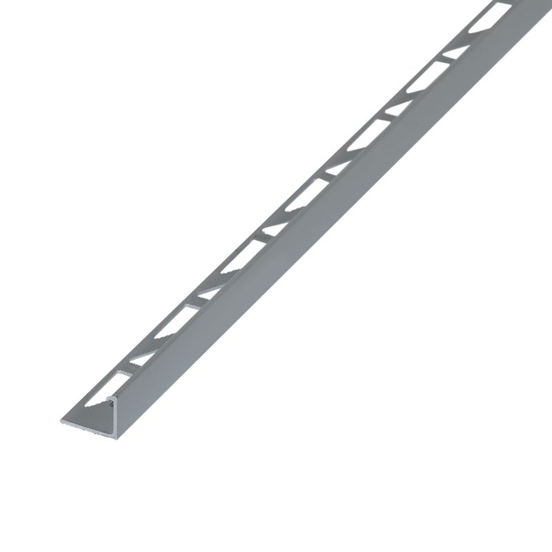 Profil aluminiowy narożny Diall 10 mm typ L srebrny mat 2,5 m