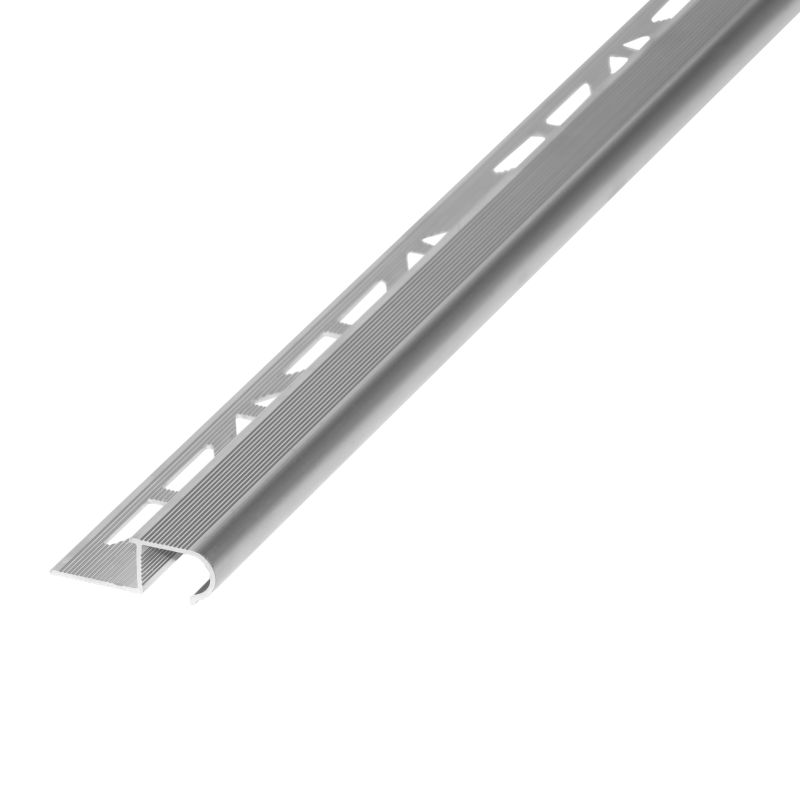 Profil aluminiowy schodowy Diall owalny surowe aluminium 2,5 m