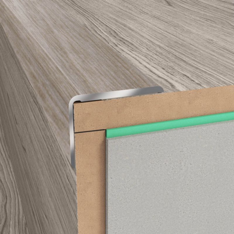 Profil aluminiowy schodowy GoodHome 25 x 1200 mm dąb loft nr 06