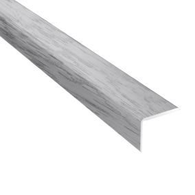 Profil aluminiowy schodowy GoodHome 25 x 1200 mm dąb śnieżny nr 02