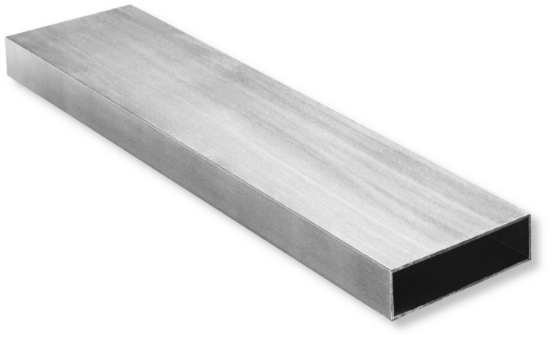 Profil Aluminiowy SZCZOTKOWANY GAL-INDUSTRIAL 20x10x2 mm 330 cm Rura Prostokątna Na wymiar 1 szt.