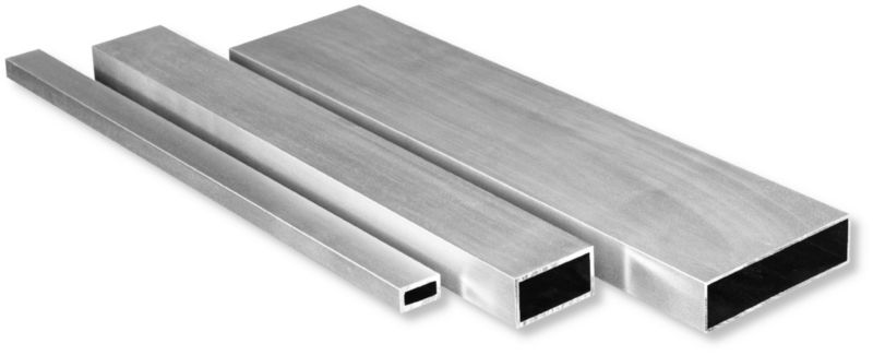Profil Aluminiowy SZCZOTKOWANY GAL-INDUSTRIAL 50x20x2mm 270 cm Rura Prostokątna Na wymiar 1 szt.
