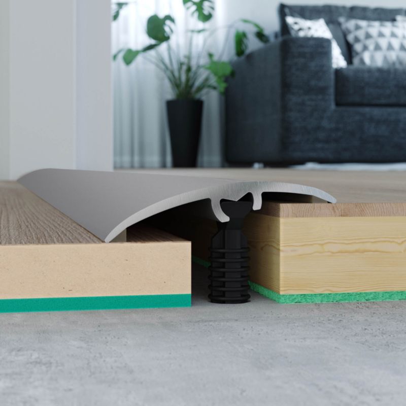 Profil aluminiowy wyrównujący GoodHome 37 x 930 mm dąb selma nr 05