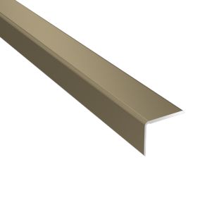 Profil aluminiowy zakończeniowy GoodHome 25 x 2000 mm tytan nr 28