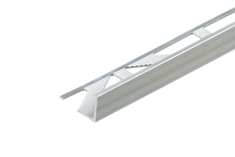 Profil do glazury narożny Cezar Naturalny 2000x12,5mm aluminiowy 1 szt.