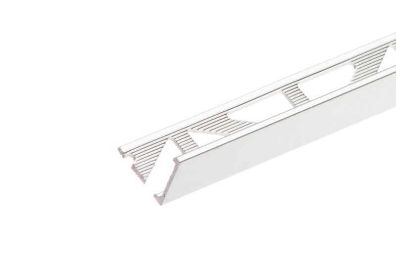 Profil do glazury narożny Cezar naturalny połysk 2500x12,5mm aluminiowy 1 szt.