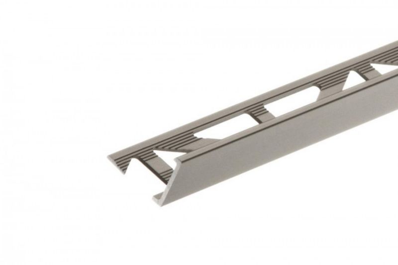 Profil do glazury narożny Cezar Szampan mat 2500x12,5x1mm aluminiowy 1 szt.
