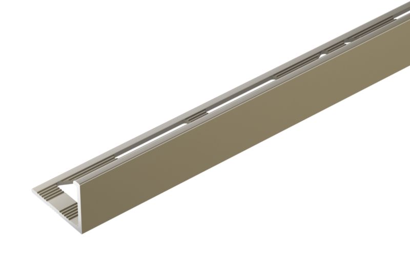 Profil do glazury narożny Cezar Szampan Mat 2500x8mm aluminiowy 1 szt.
