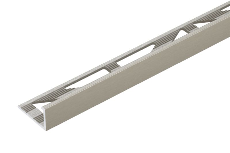 Profil do glazury narożny Cezar Tytan Szczotkowany mat 2500x8mm aluminiowy 1 szt.