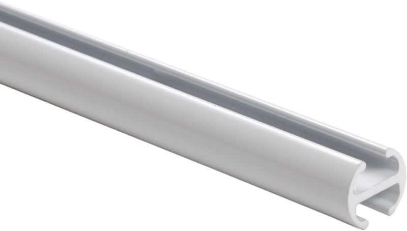 Profil fi 20 mm 160 cm aluminium/biały