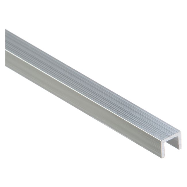 Profil forma U 10 x 8 x 1,5 mm 2 m aluminium naturalne