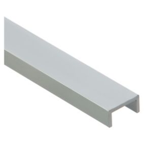 Profil forma U Cezar 20,5 x 9 x 1 mm 2 m aluminium srebrne