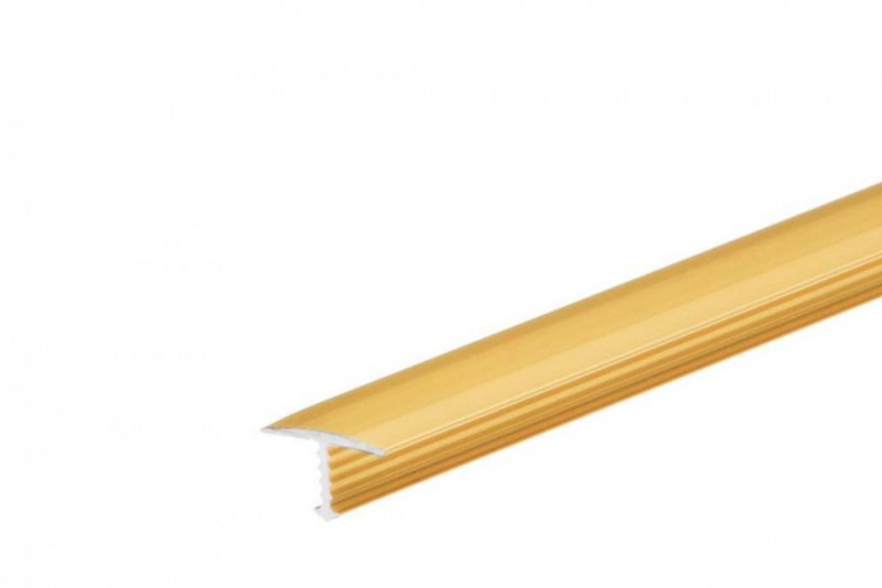 Profil fugowy łączący Cezar Złoty 13mm listwa 1m aluminiowy 1 szt.