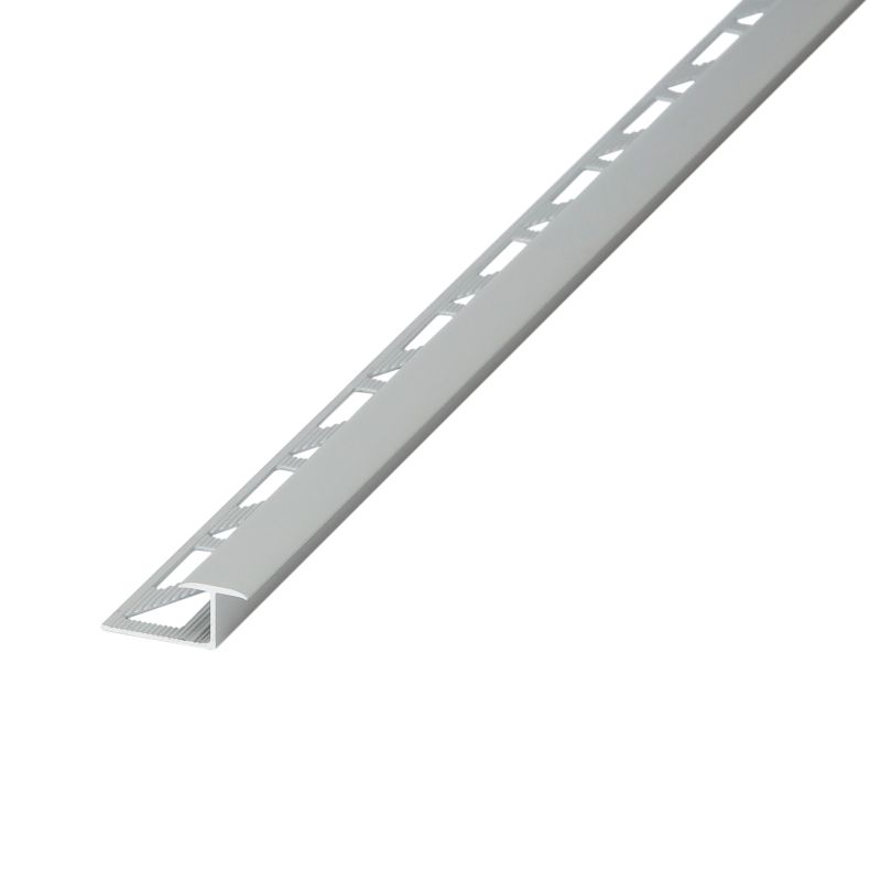 Profil fugowy łączący aluminiowy prosty Diall 12 mm srebrny 2,5 m