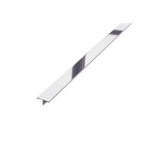 Profil fugowy spoinowy T Lambro ozdobny teownik srebrny połysk 2cm x 270cm 1 szt.