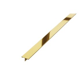 Profil fugowy spoinowy T Lambro ozdobny teownik złoty połysk 2cm x 270cm 1 szt.