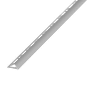 Profil krawędziowy owalny aluminiowy Diall 9 mm srebrny mat 2,5 m
