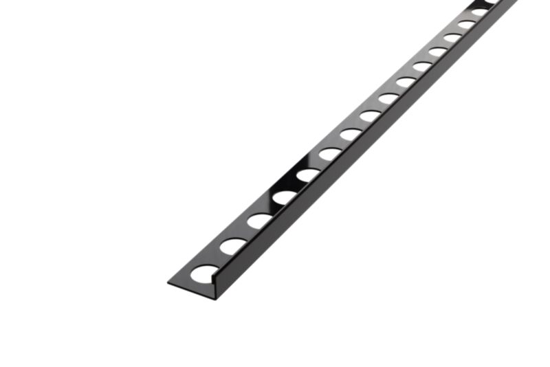 Profil licowy J Lambro czarny połysk do płytek 1.2 cm x 270 cm 1 szt.
