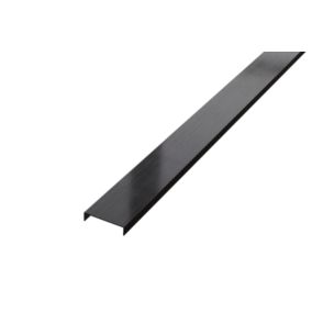 Profil metalowy rektyfikowany U Lambro czarny matowy 4cm x 270cm 1 szt.