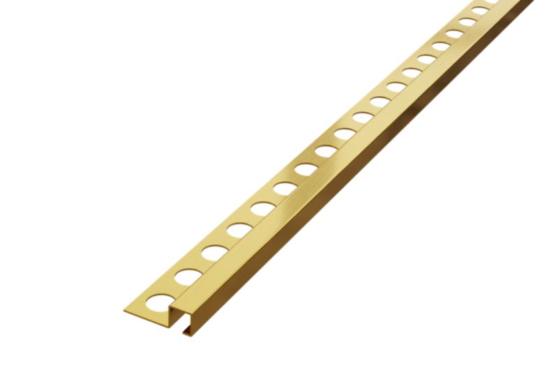 Profil narożny Q Lambro złoty matowy 1.2cm x 270cm 1 szt.
