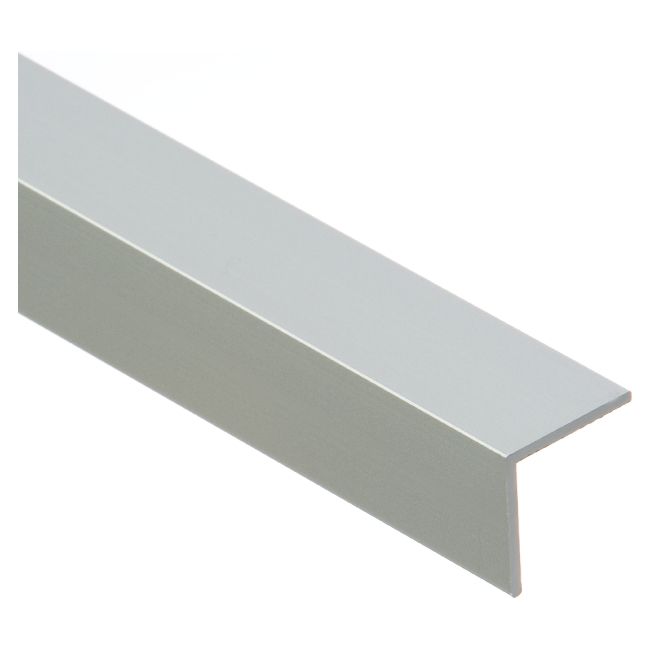 Profil narożny 20 x 20 x 1,5 mm 2 m aluminium srebrne