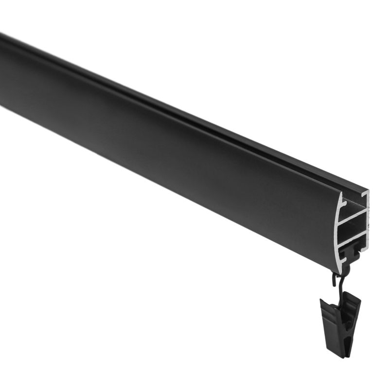Profil płaski Goodhome Trikala 240 cm czarny