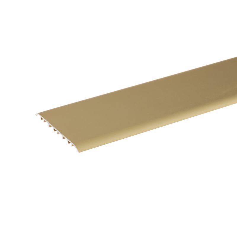 Profil progowy płaski owalny Cezar Złoty 80mm 1,86m 5w1 aluminiowy 1 szt.