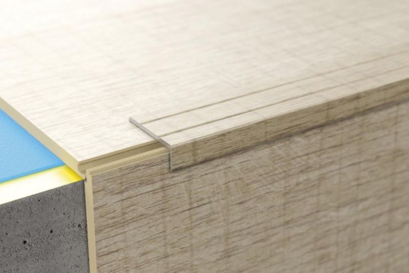 Profil schodowy klejony Cezar Venge 2700x25x10mm aluminium 1 szt.