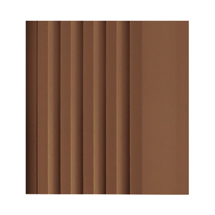 Profil schodowy PCV 52x40mm, QUEST, antypoślizgowy nosek schodowy,  RGP, brąz, 1.5m