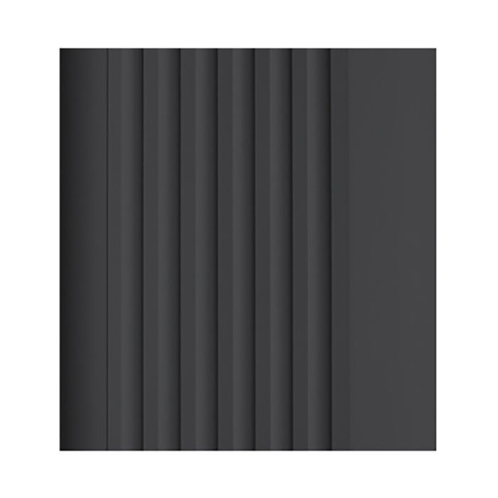 Profil schodowy PCV 52x40mm, QUEST, antypoślizgowy nosek schodowy,  RGPD, czarny, 1.5m