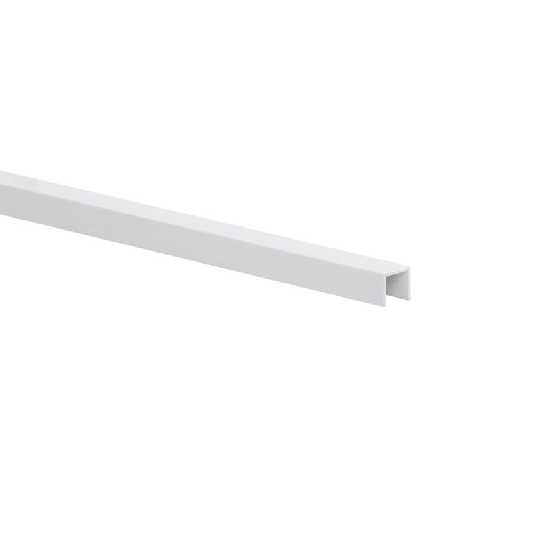 Profil U PVC 1000 x 12 x 10 x 1 mm biały połysk