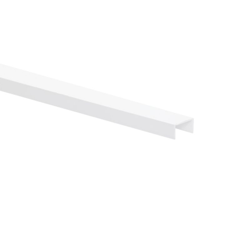 Profil U PVC 1000 x 21 x 10 x 1 mm biały połysk