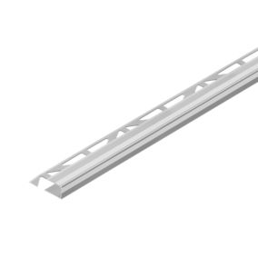 Profil zakończeniowy do paneli Diall 8 mm srebrny polerowany 2,5 m