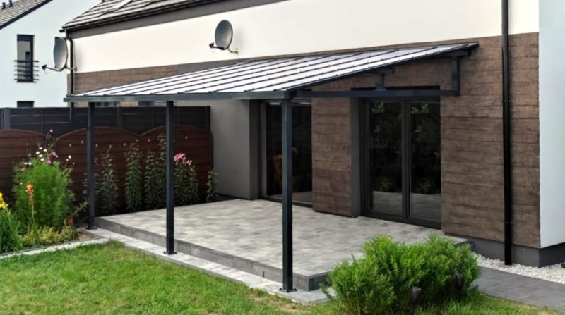 Profil zamykający TECH-PLAST aluminiowy F 6mm RAL 7016 (antracyt) 3,00m - 1 szt.
