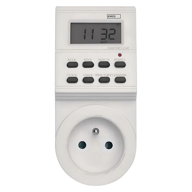Programator Czasowy Cyfrowy Emos Ts-Ef1 230V 16A 3680W IP20 1 Szt