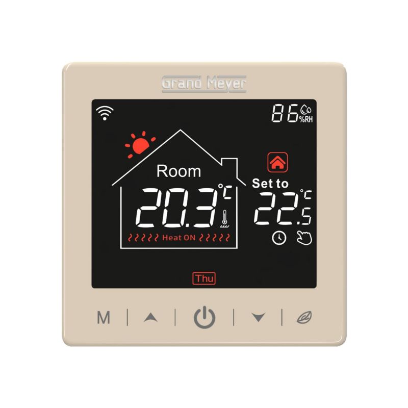 Programowalny termostat Wi-Fi SN-15, 16A, 230 V, Szampański, 1 szt.