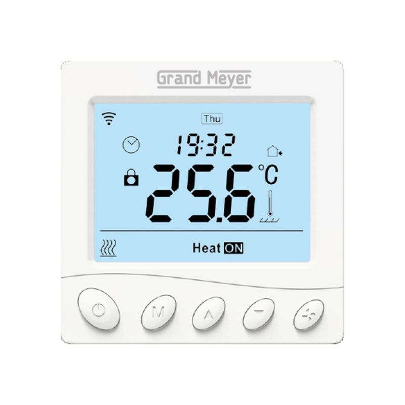Programowalny termostat Wi-Fi W350, 16A, 230 V, Biały, 1 szt.