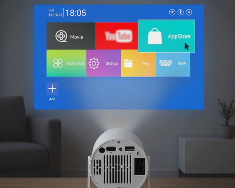 Projektor Milagro P720 biały