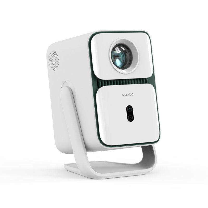 Projektor Wanbo T2 Ultra Biały 500 ANSI 1080p Full HD Android TV 11 Gimbal 1szt.