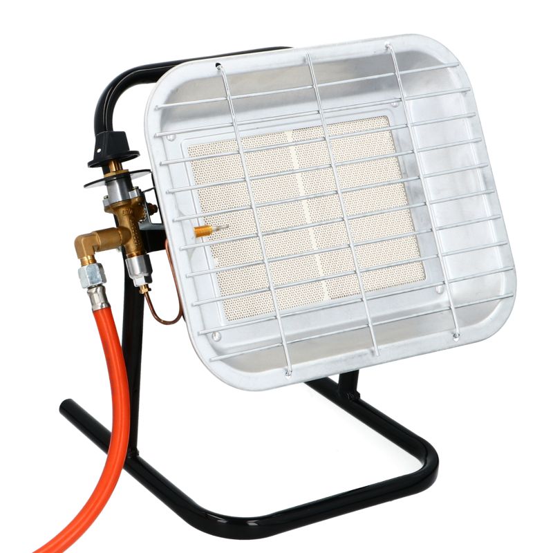 Promiennik gazowy ceramiczny SKIVA 4600W z reduktorem na stojaku - 1 szt