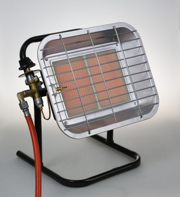 Promiennik gazowy ceramiczny SKIVA 4600W z reduktorem na stojaku - 1 szt