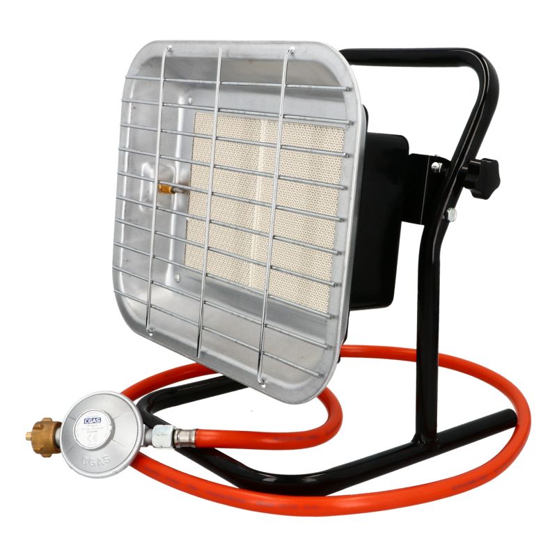 Promiennik gazowy ceramiczny SKIVA 4600W z reduktorem na stojaku - 1 szt