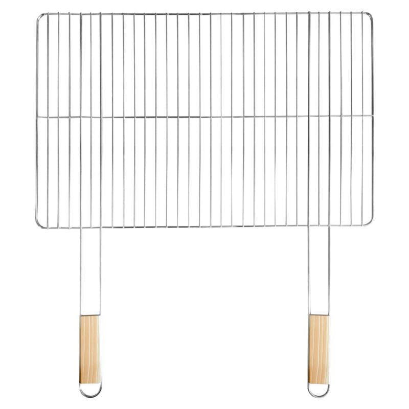 Prostokątny ruszt do grillowania Mirpol 69x60 cm z stali nierdzewnej 1 szt.