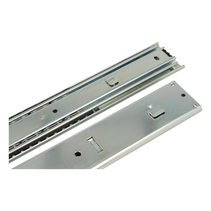 Prowadnica kulkowa do mebli metalowych Hakner 600mm 80kg - 1 par.