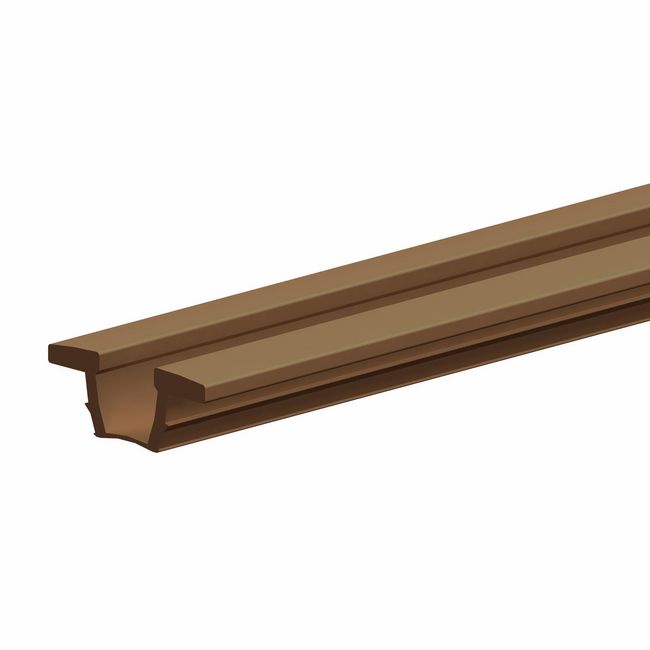 Prowadnica plastikowa do szaf Valcomp 2500 mm brązowa