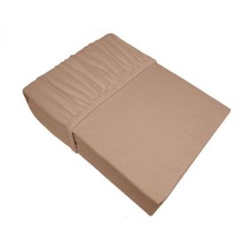 Prześcieradło Greno z gumką Jersey Bielbaw 100x200 beżowe 160 g/m2 Premium 1 szt